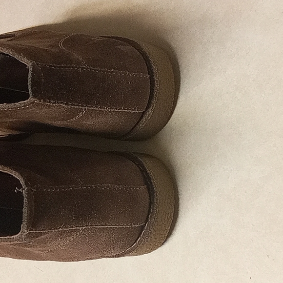 LUCKY BRAND brown suede ankle boots size 8 1/2B - Picture 3 of 8